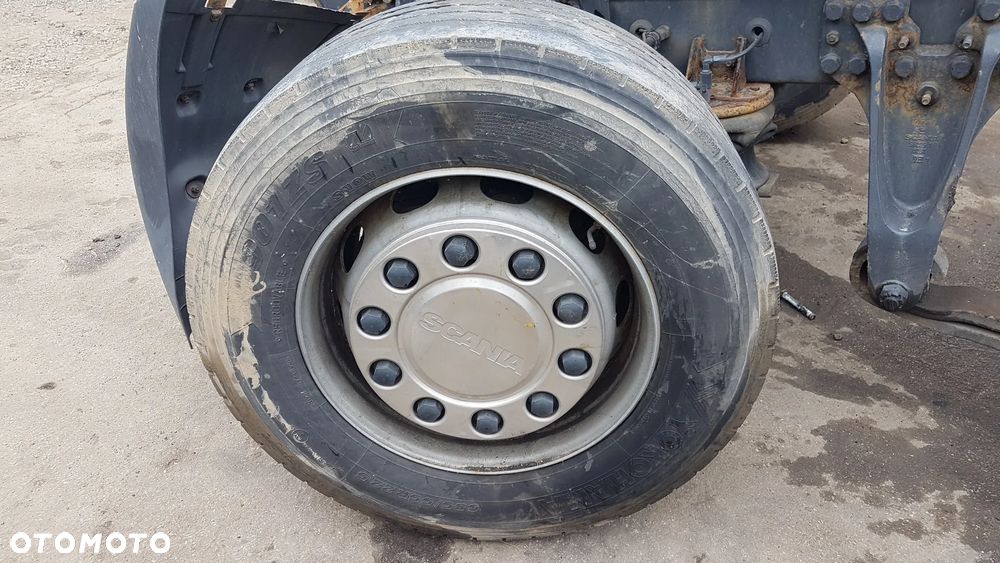 OS PODNOSZONA SKRETNA SCANIA 6X2 RESORY ELEMENTY ZAWIESZENIA - 8