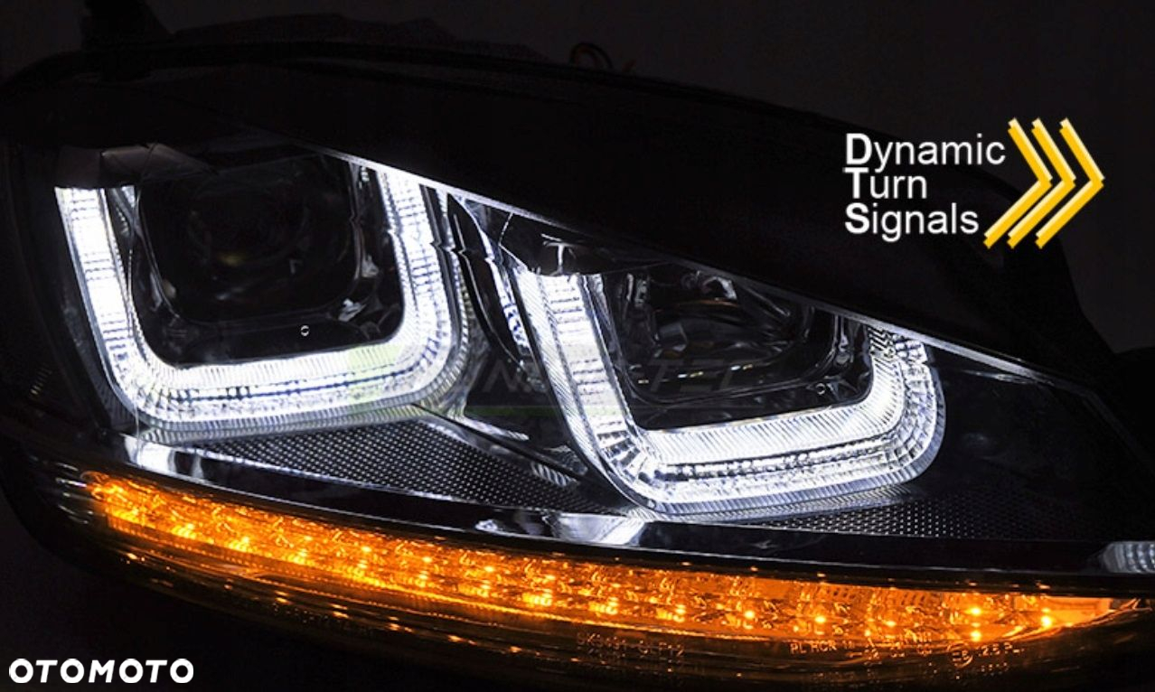 Reflektor Lampa kp Xenon-look h7 GTI Tuning Dynamiczne DTS VW Golf VII 7 5g - 2