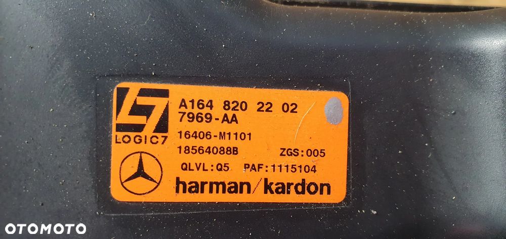 Głośnik basowy subwoofer Mercedes ML W164 A1648202202 - 7