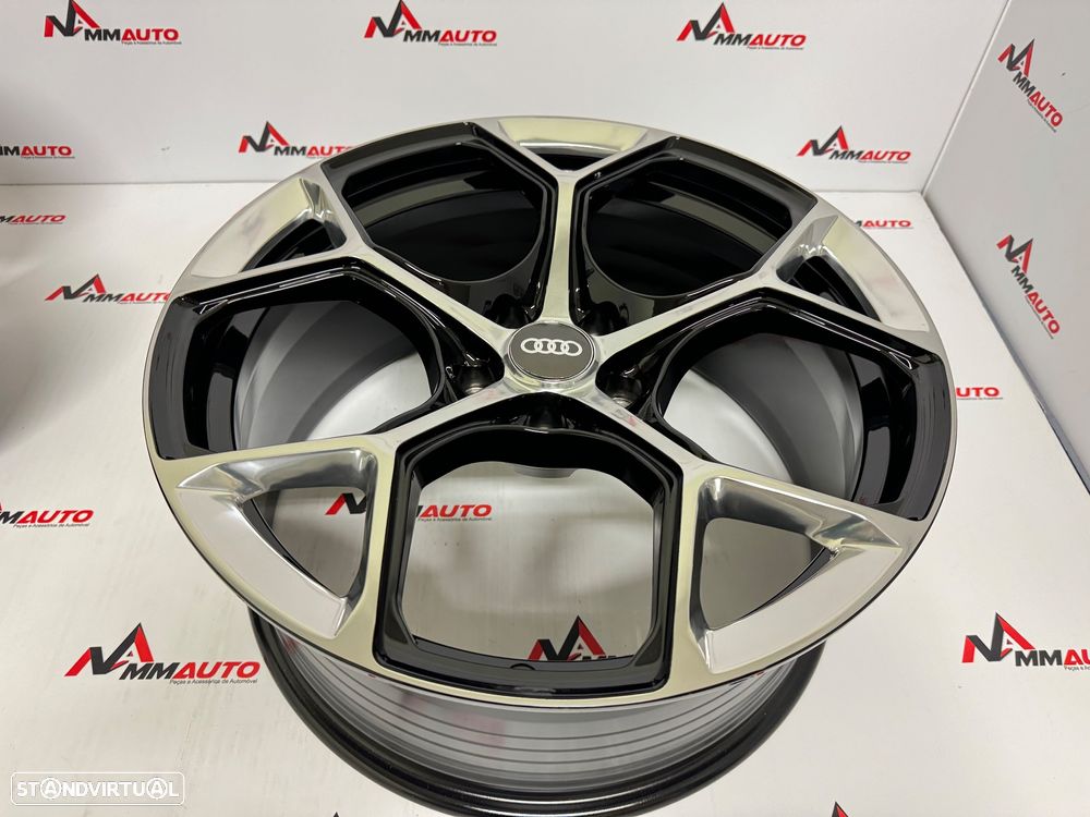 Jantes Audi A5 RS5 2023 Preto Polido 19 - 5