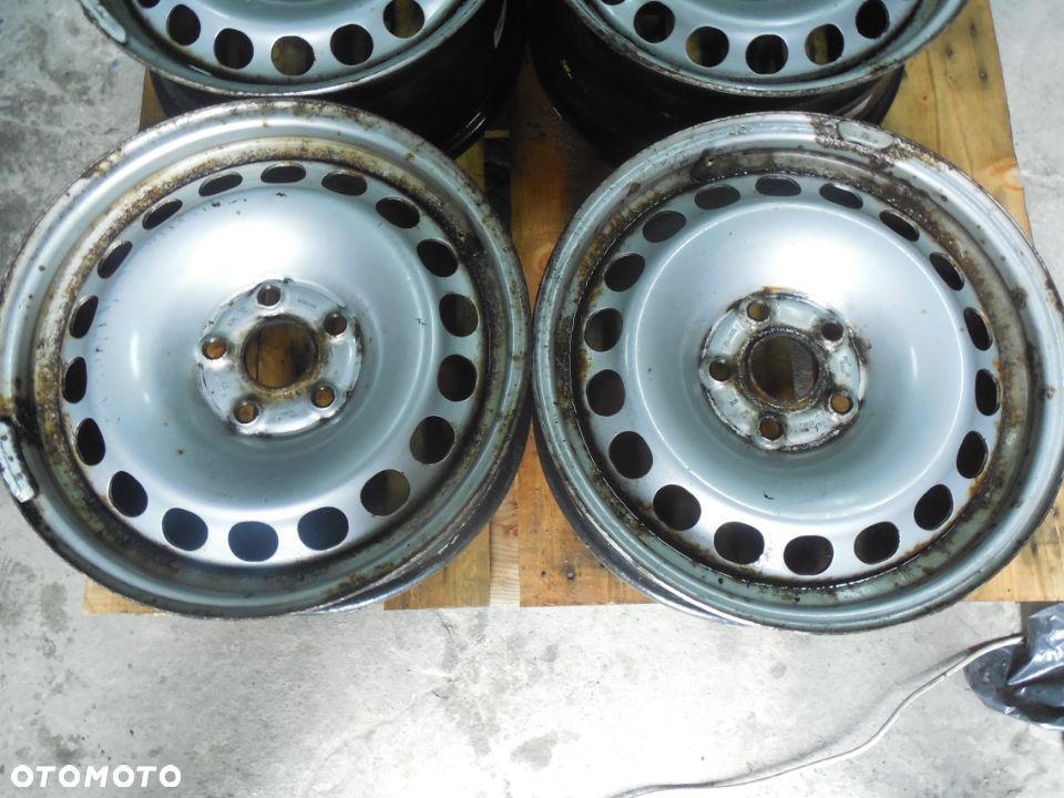 FELGI STALOWE KPL VW AUDI SEAT 6.5JX16H2 5X112 ET33 - 1