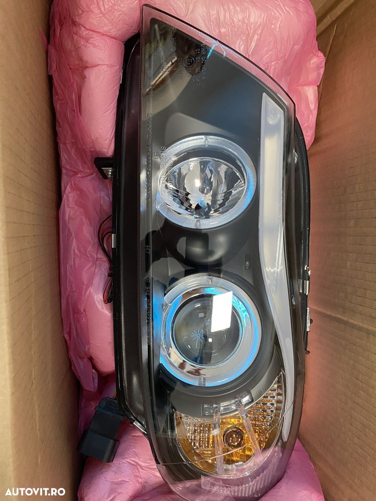 SET Faruri Tuning cu lupa si angel eyes pentru BMW E90,E91 - 2