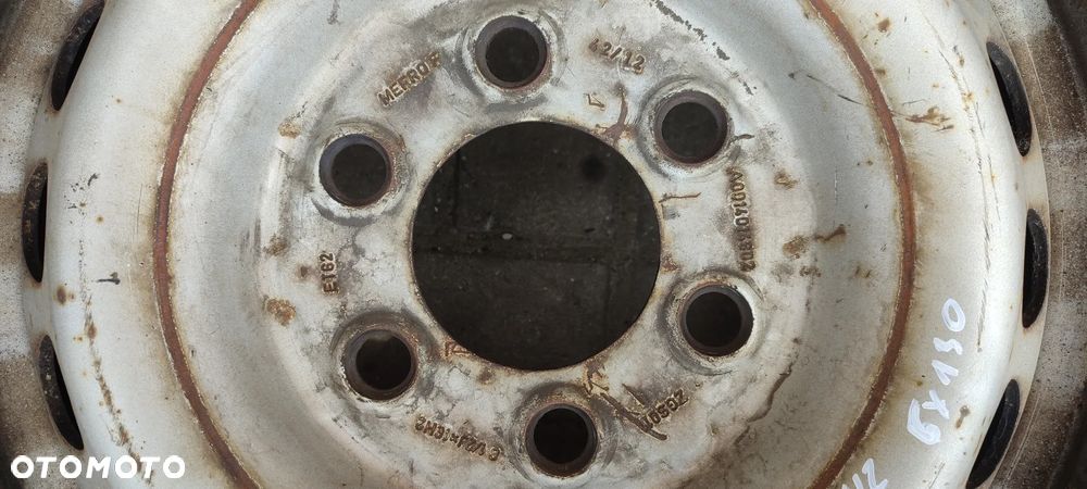 FELGA STALOWA 6x130 6.5Jx16 CALI ET62 SPRINTER MERCEDES 906 907 0014014802 1 SZTUKA Z 5 JEDNA - 7