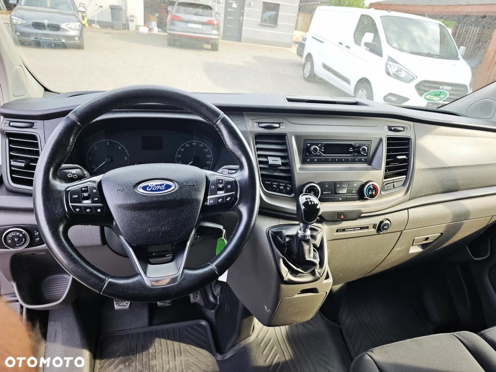 Ford Custom Doka Brygadówka Klima 6 miejsc Hak Bezwypadkowy - 11