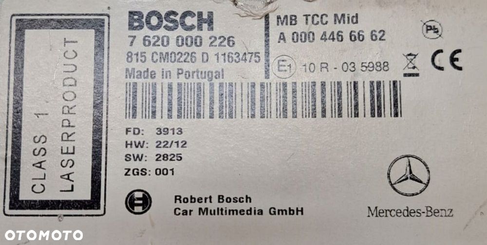 RADIO MERCEDES ACTROS MP4 A0004466662 - 4