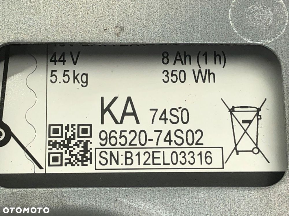 BATERIA HYBRYDA  SUZUKI SX4 S-CROSS (JY) 2013 - 2022 1.4 Hybrid (Mild Hybrid) (AKK 414) 95 kW [129 - 4