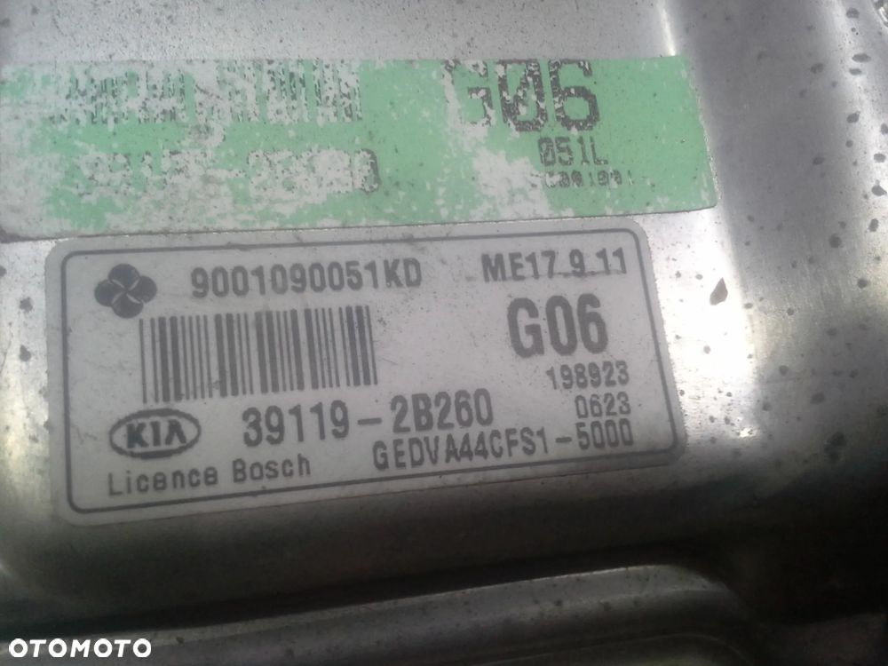 Kia Ceed I 1.4 46tys.km G4FA zestaw startowy komputer 39119-2B260 immo stacyjka moduły klucze i inne - 6