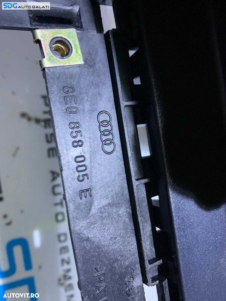 Consola Suport Centrala Rama Single 1 DIN Audi A4 B7 2005 - 2008 Cod 8E0858005E - 7