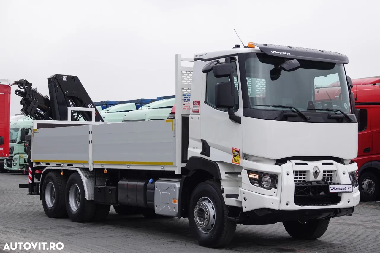 Renault C 380 / 6x4 / CUTIE 6,6 m / + HDS HIAB 188 x-hiduo inaltime: 12,5 M / RADIO CONTROL / 2017 / EURO 6 - 8