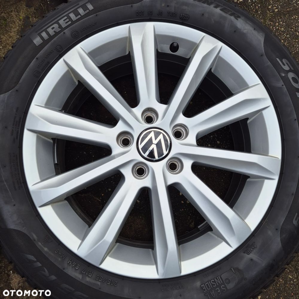 KOŁA ZIMA 17'' VW PASSAT TOURAN T-ROC BEETLE SUPERB OCTAVIA 215/55 R17 - 3