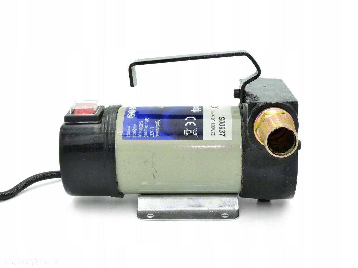 GEKO MINI POMPA DO SPUSZCZANIA PALIWA ROPY OLEJU 230V 180W WARSZTAT G00937 - 5