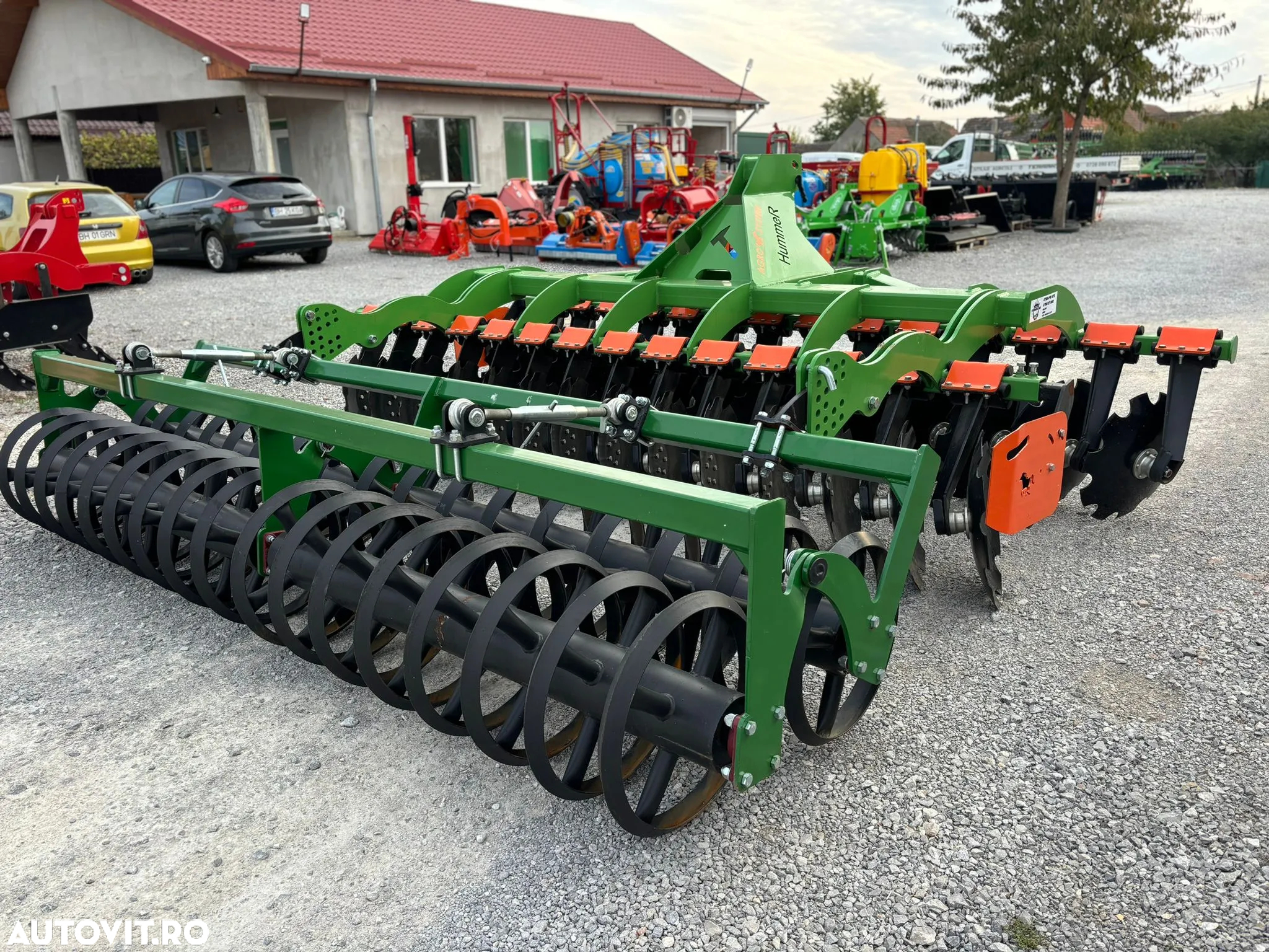 Terraking Disc HummeR profesional cu tăvălug vinclu tandem - 6