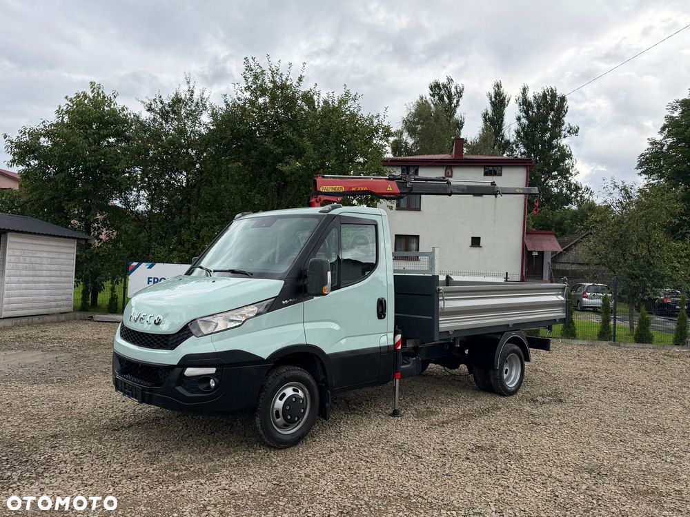 Iveco Daily 35c15 HDS 2t PALFINGER PC2700 wywrotka Igła - 11