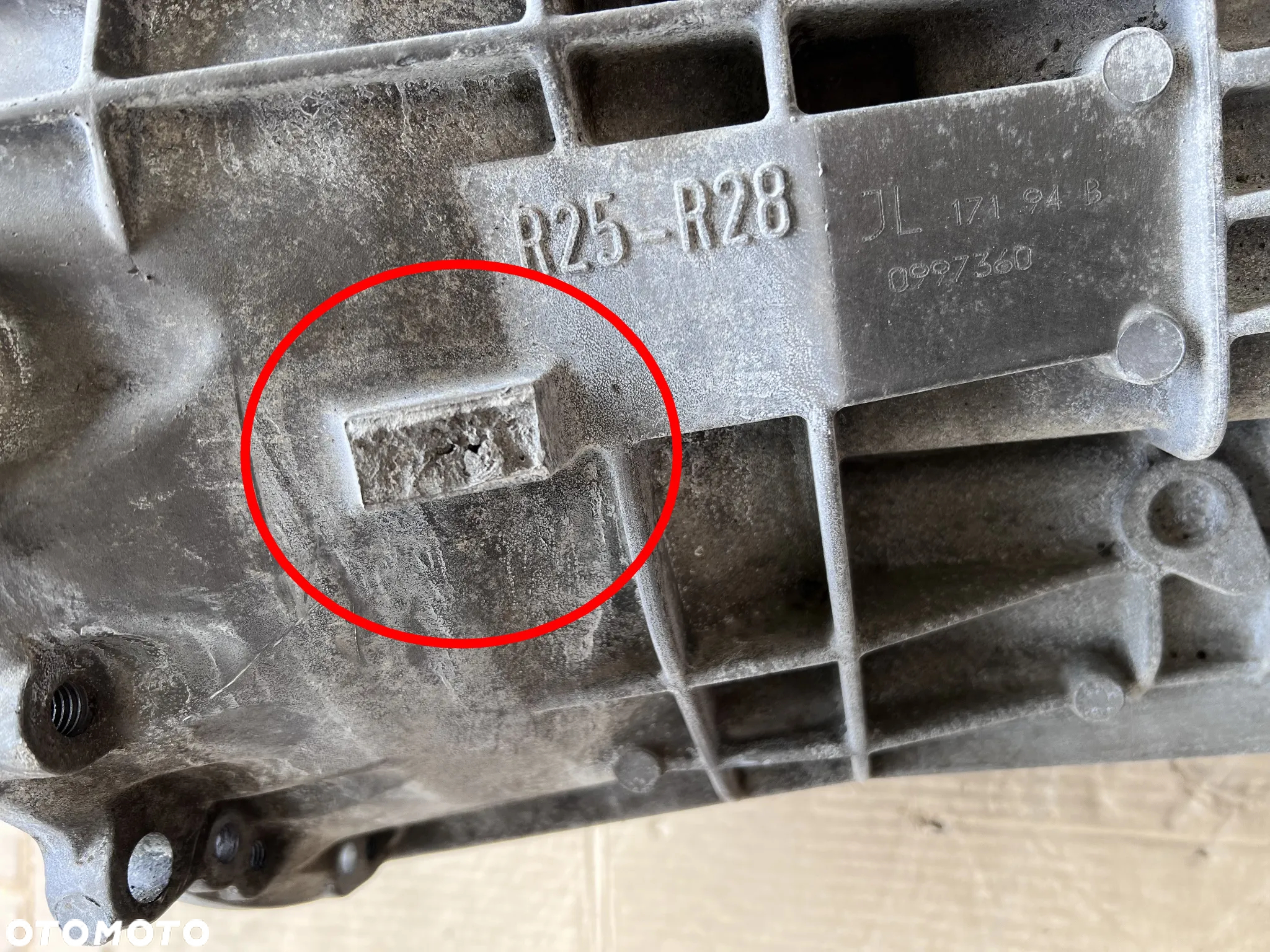 MANUALNA SKRZYNIA BIEGÓW R25/R28 JL17194B OPEL OMEGA B - 9