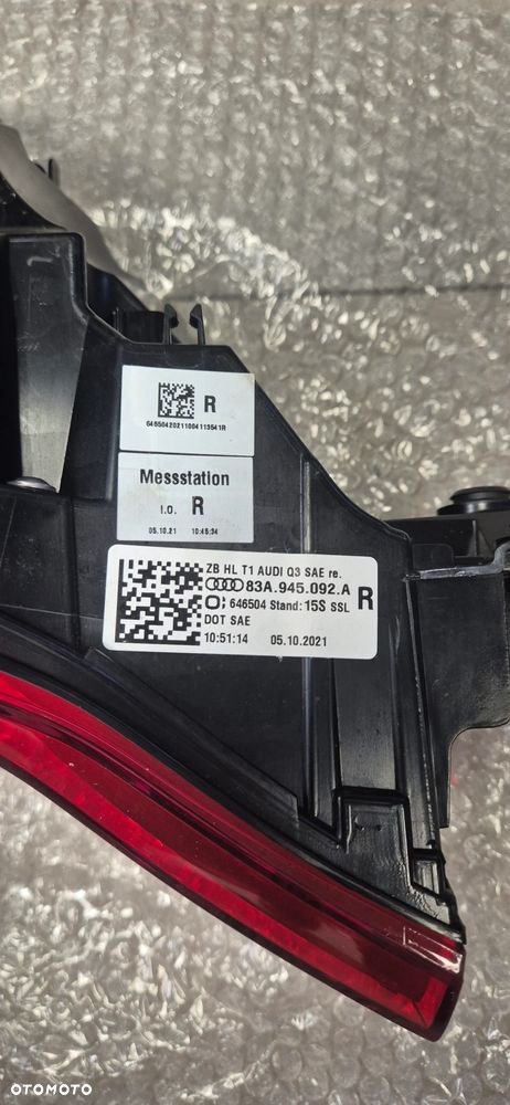 AUDI Q3 II 83A FULL LED LAMPY TYŁ USA 2021 - 6