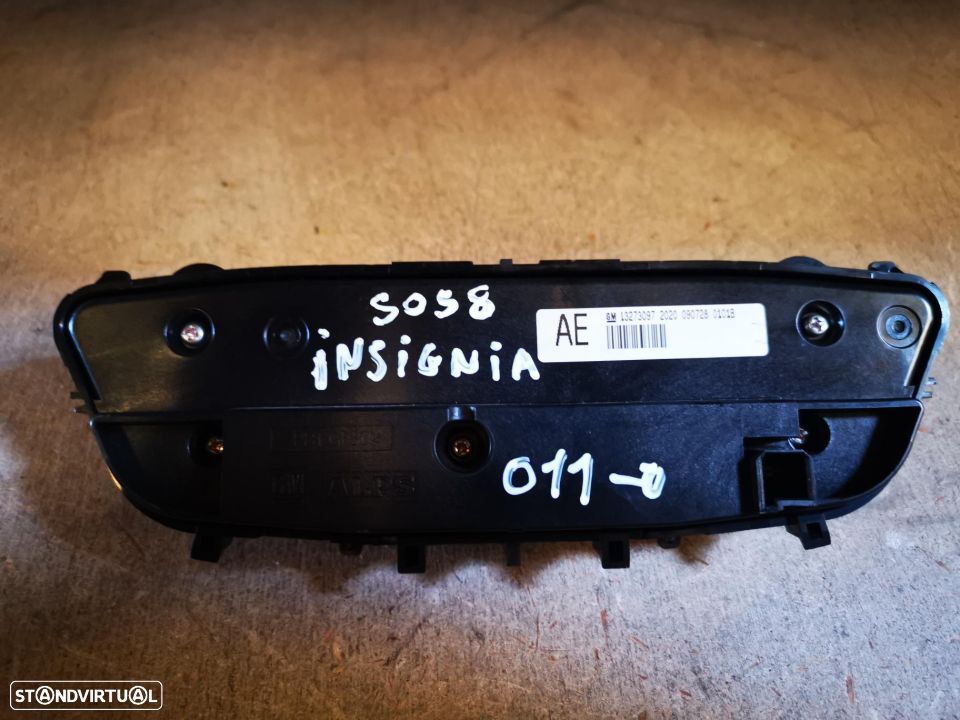 OPEL INSIGNIA A COMANDOS SOFAGEM CLIMATRONIC - S058 - 5