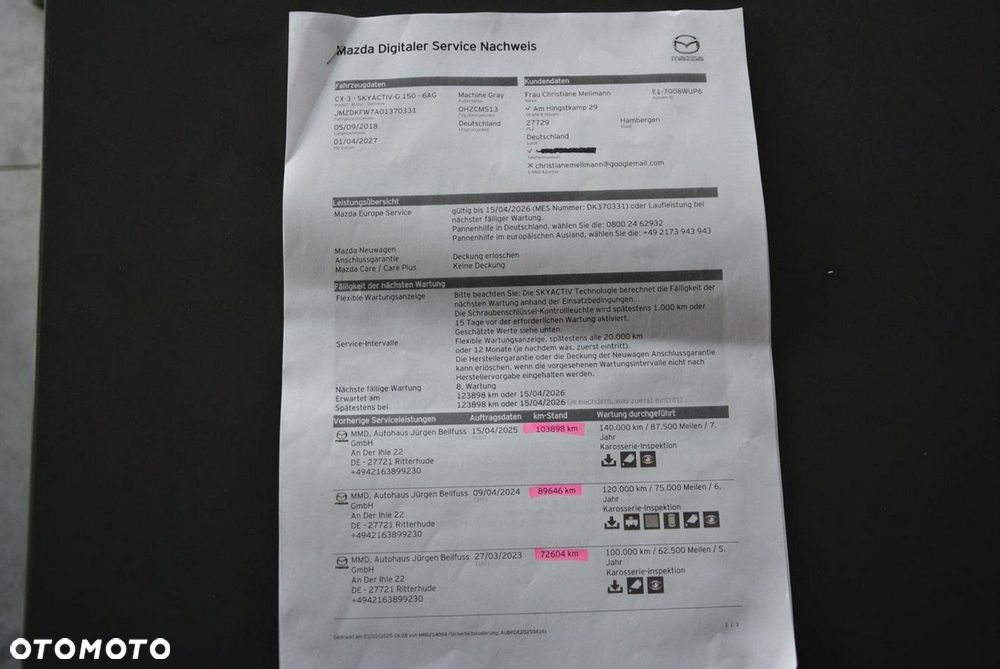 Mazda CX-3 SKYACTIV-G 150 i-ELOOP AWD Drive Exclusive-Line - 36