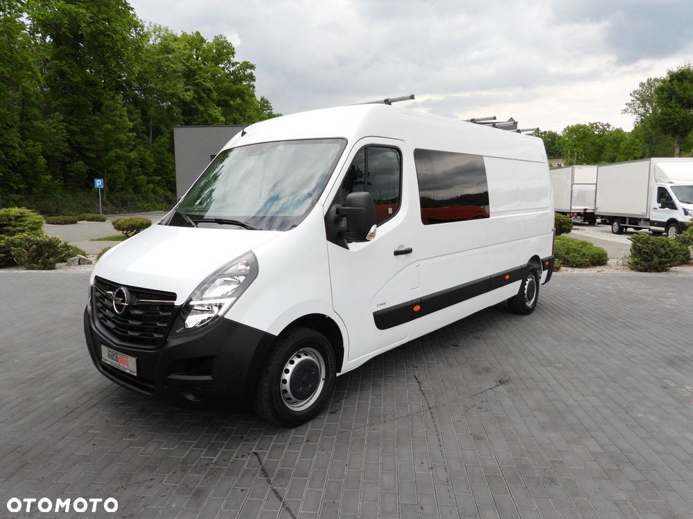 Opel MOVANO  FURGON BRYGADÓWKA  7 MIEJSC TEMPOMAT LEDY KLIMATYZACJA  135KM - 19