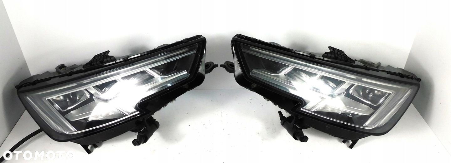 AUDI A4 B9 8W KOMPLETNY PRZÓD ZDERZAK LAMPY MASKA PAS LS9R RADARY - 16