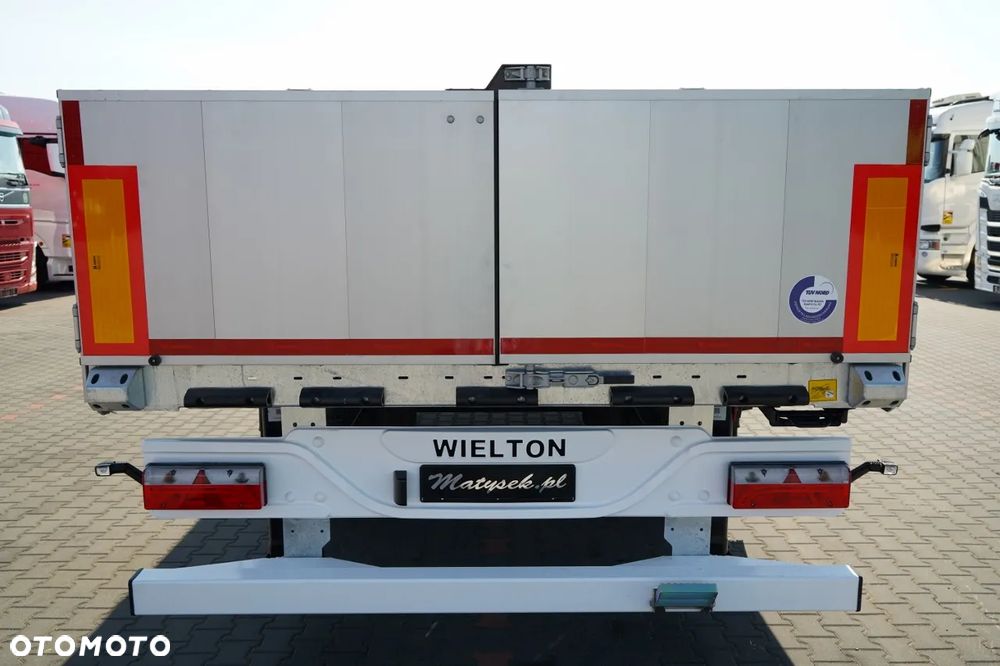 Wielton PRZYCZEPA BURTOWA / DO BUDOWLANKI / NOWA / DOSTĘPNA OD RĘKI / WAGA: 3800 KG / ALUFELGI - 12