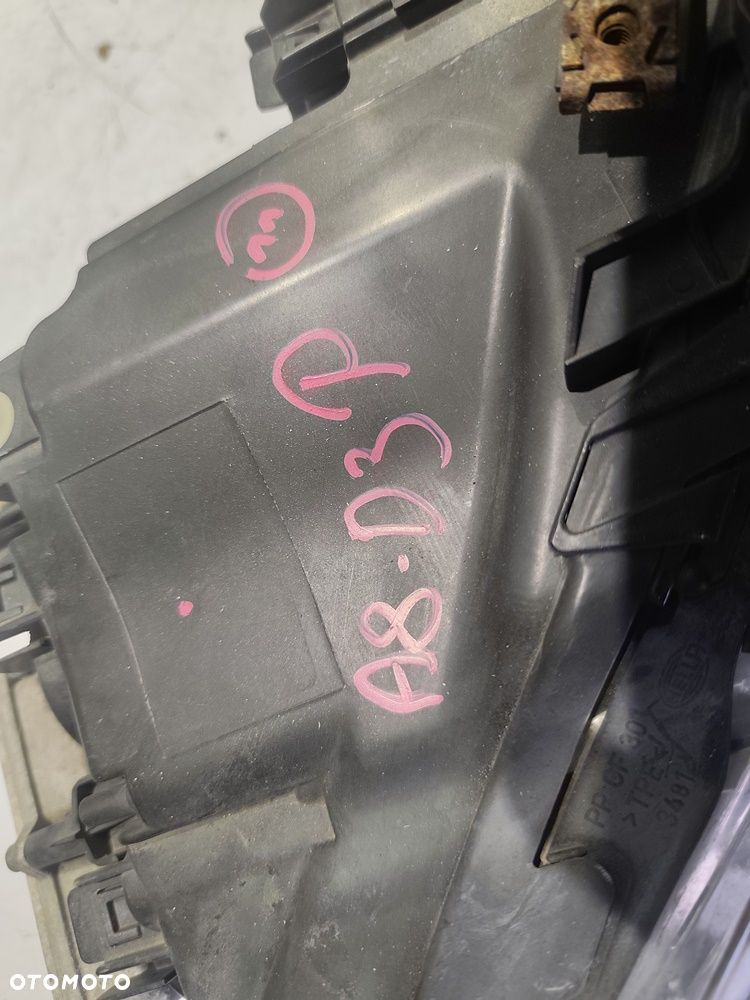 AUDI A8 D3 03r LAMPA BI-XENON PRAWY PRZÓD EUROPA KOMPLETNA BEZ DOŚWIETLENIA - 5