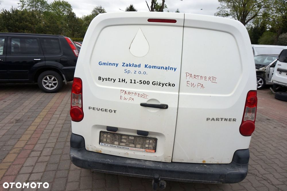 DRZWI TYLNE PRAWE PARTNER III B9 EWPA  BIAŁY PEUGEOT 2008-2018 - 3