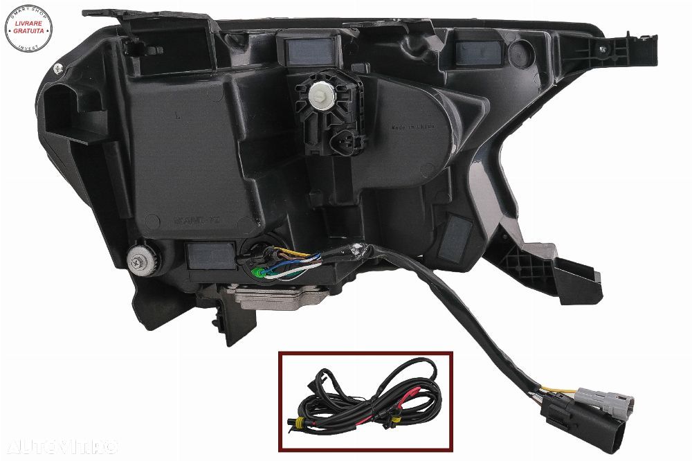 Faruri LED Light Bar Ford Ranger (2015-2020) LHD Negru cu Semnal Dinamic- livrare gratuita - 15