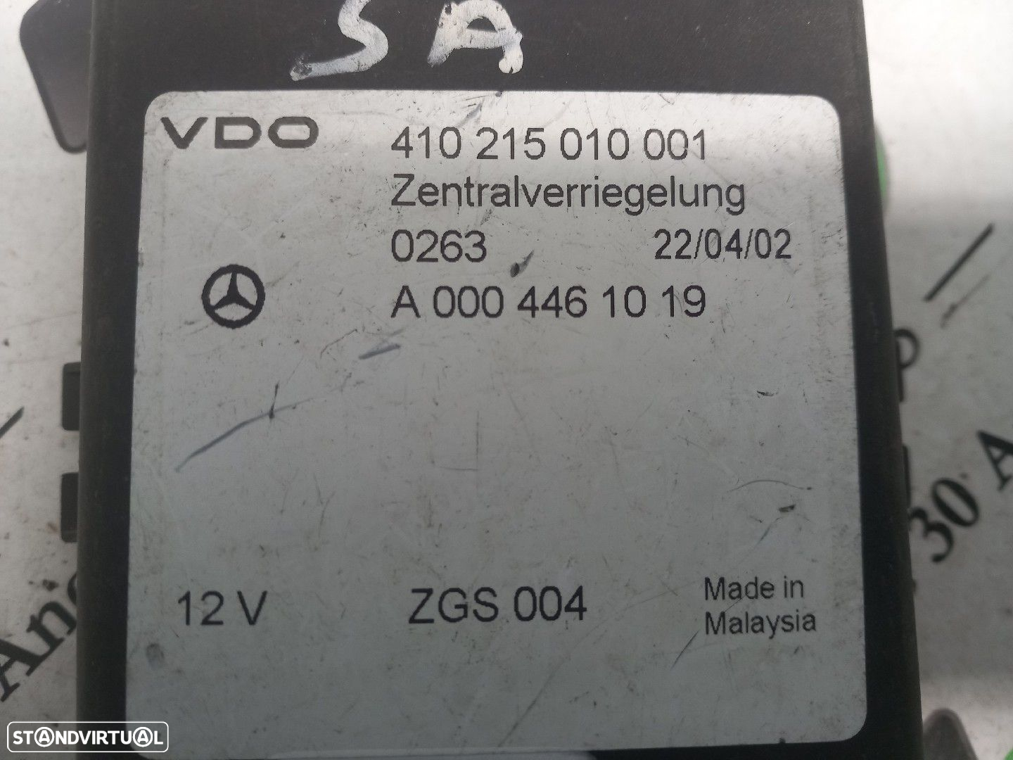 Módulo Eletrónico Mercedes-Benz Vito Caixa (638) - 5