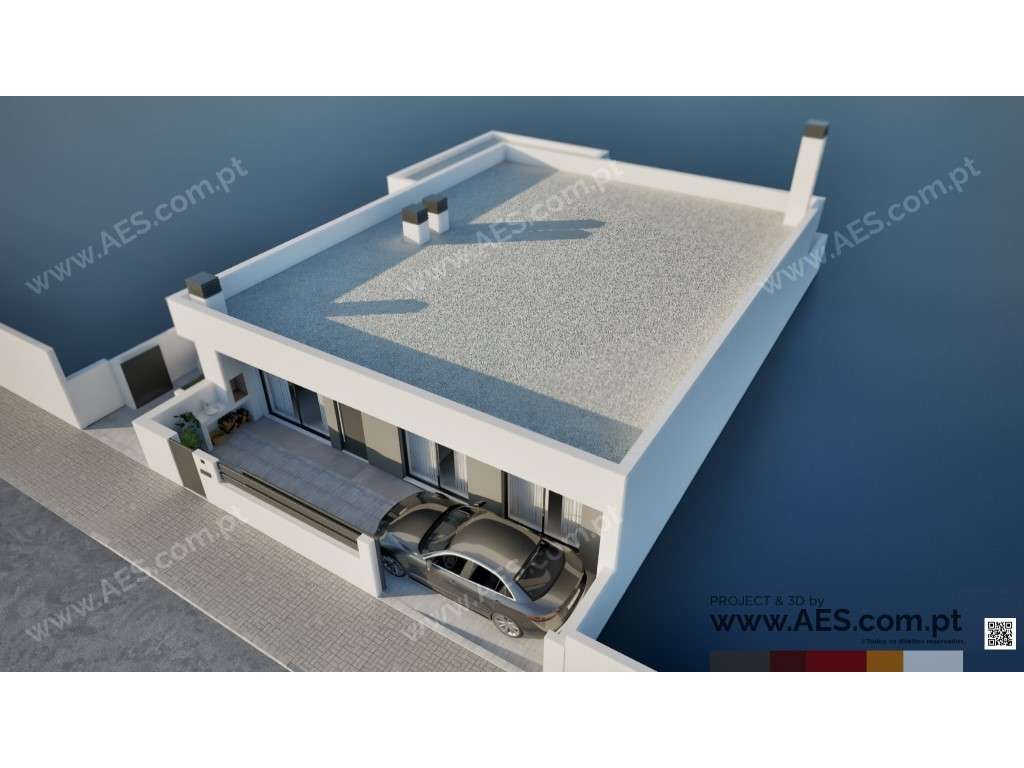 Moradia Geminada T 2 Térrea Estrear, espaço para carro, churrasquei... - Grande imagem: 2/2