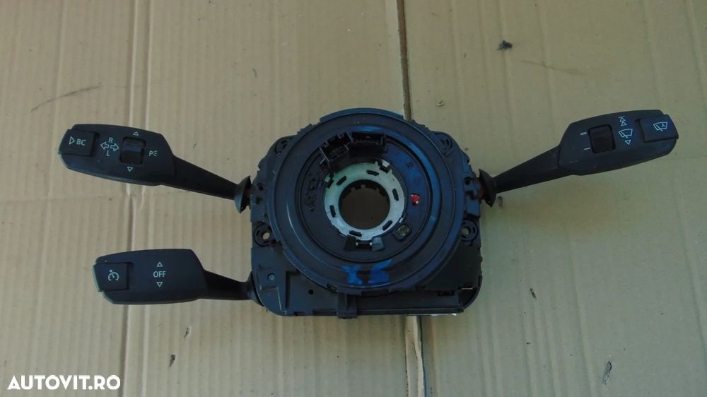 Maneta semnalizare,pilot,stergatoare,banda volan BMW X5 E70 an 2007 cod 912237402 - 5