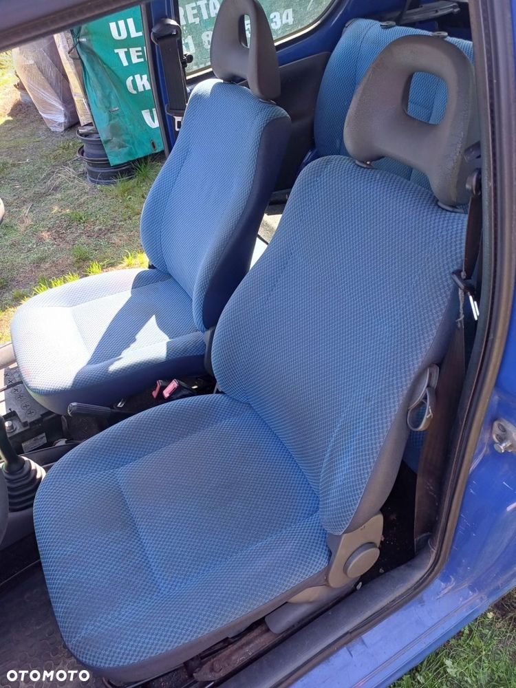 Fotel lewy kierowcy FIAT Seicento 98-2002 r sprawny ładny 451/A - 1