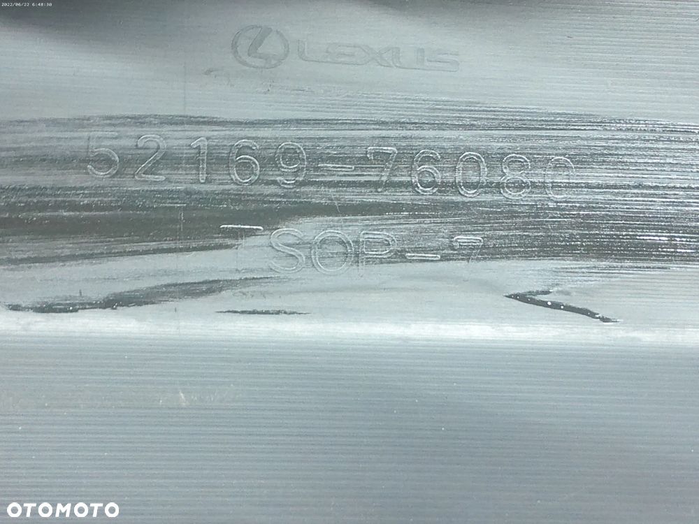 Lexus UX 18- zderzak tył dół spoiler 52169-76080 - 5