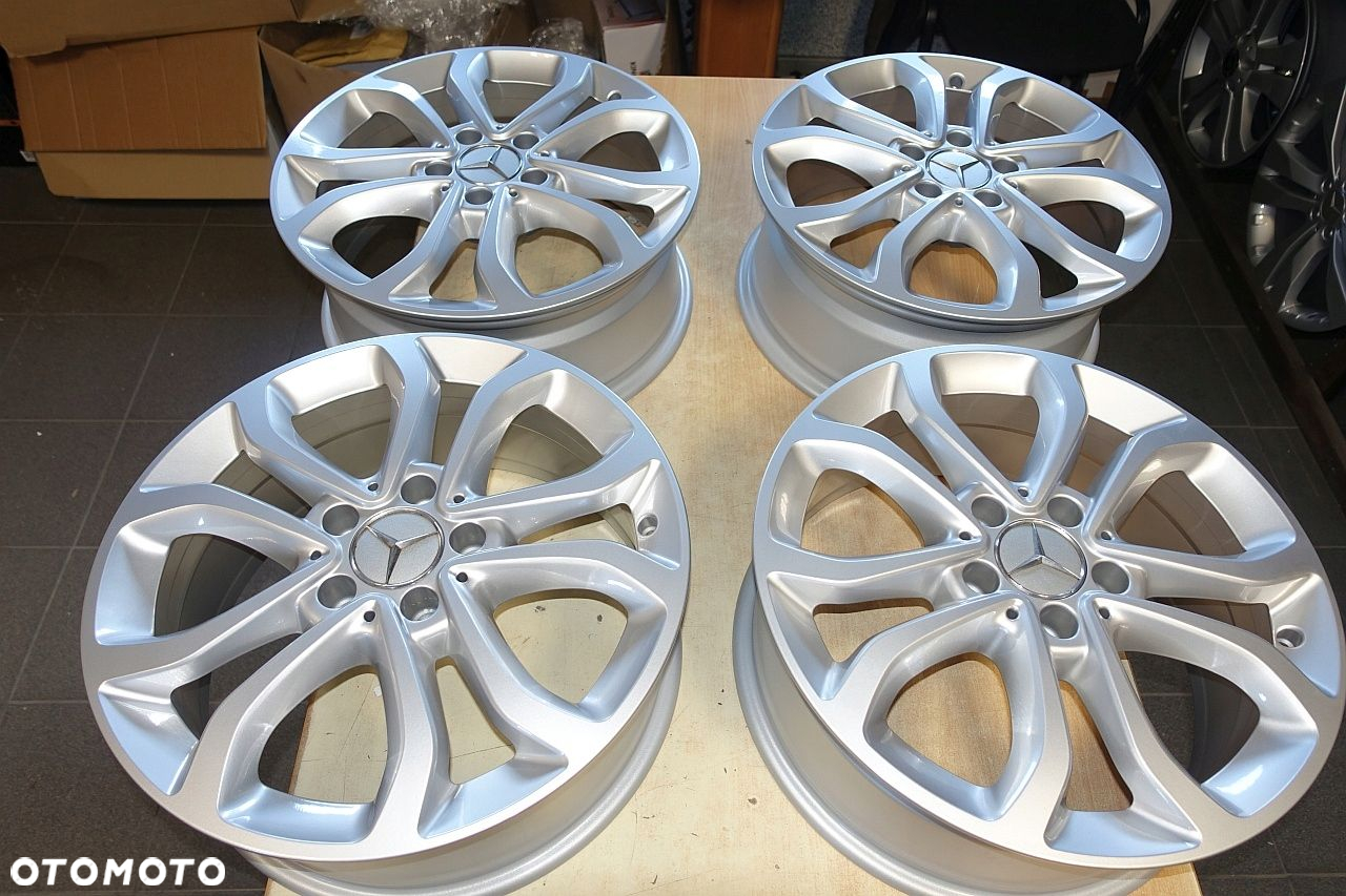 Mercedes w205 felgi 17 4szt IDEALNE w207 7x17 et48.5 2054010200 - 3