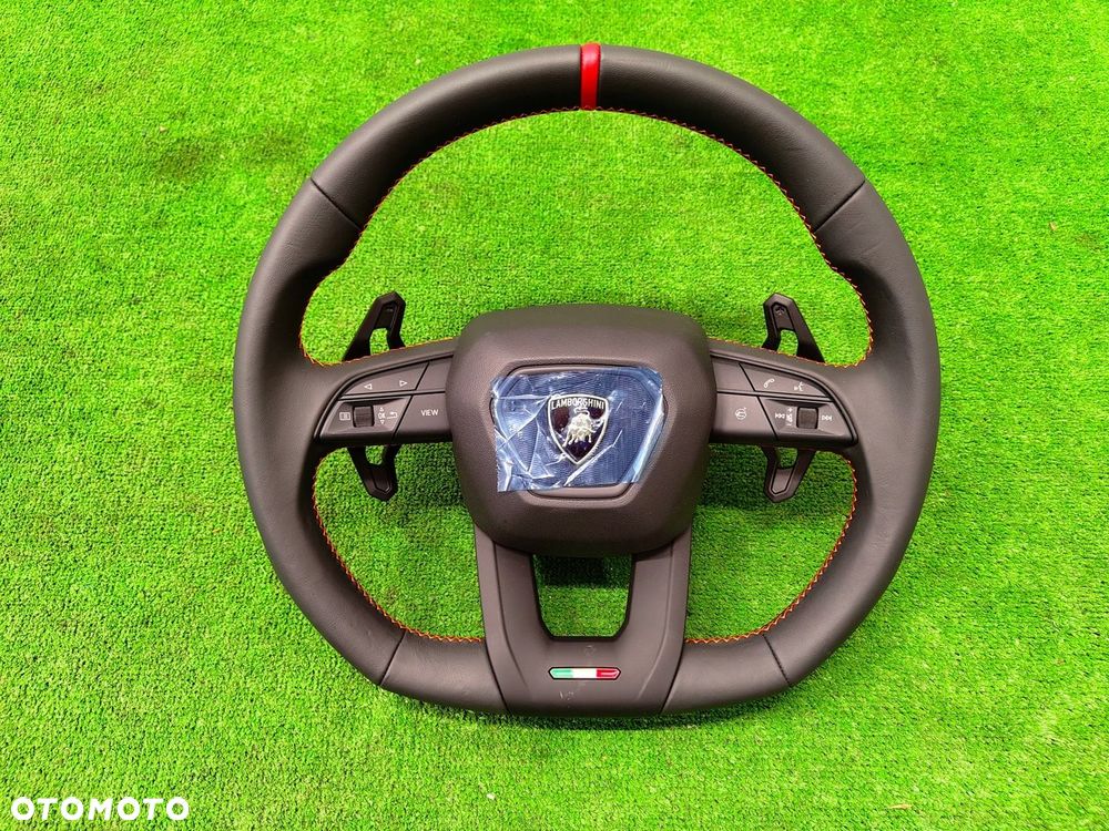 LAMBORGHINI URUS KIEROWNICA ŁOPATKI CZERWONA NIĆ - 2