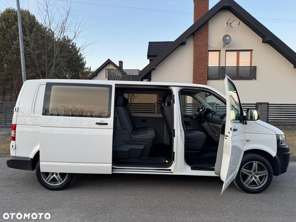 Volkswagen TRANSPORTER T5 L2H1 LIFT DŁUGI Klima Navi Dubel Kabina 6os Brygadówka Hak - 15