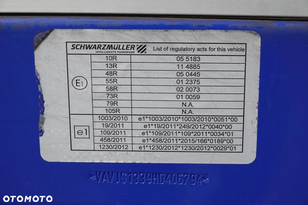 Schwarzmuller FIRANKA / OŚ PODNOSZONA / OSIE SAF / - 30