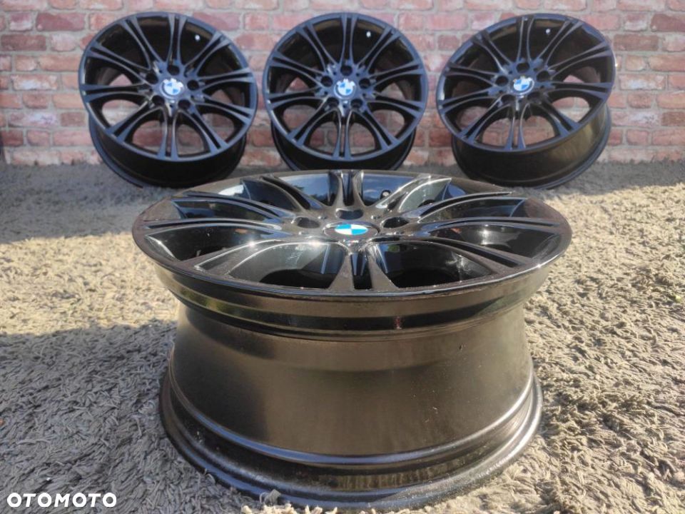 Oryginalne czarne felgi BMW 18 5x120 M pakiet Styling 135 E46 e36 E90 X3 F25 Z3 Z4 E81 E87 F30 E60 F10 F30 F34 JR 7896470 8j ET47 8.5j ET50 7915635576 - 32