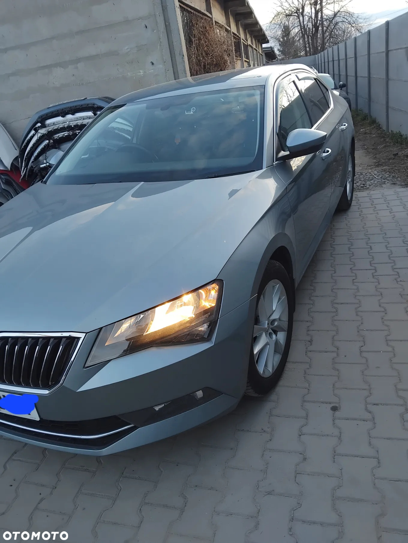 Skoda SuperB 3 Maska zderzak błotnik LF7M pas.kpl. - 2