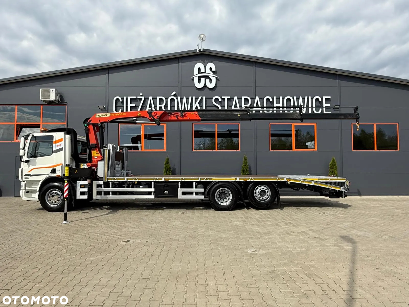 DAF DAF CF 75.310 / E5 / 6x2 / laweta + żuraw PALFINGER PK 18002 EH / platforma , pomoc drogowa , skrzynia - 22