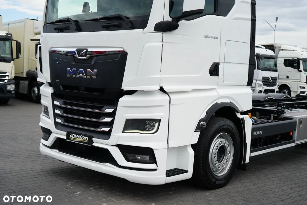 MAN TGX / 26.510 / GX / ACC / E 6 / RETARDER / BDF / OŚ SKRĘTNA / 7,15 M , 7,45 M - 24