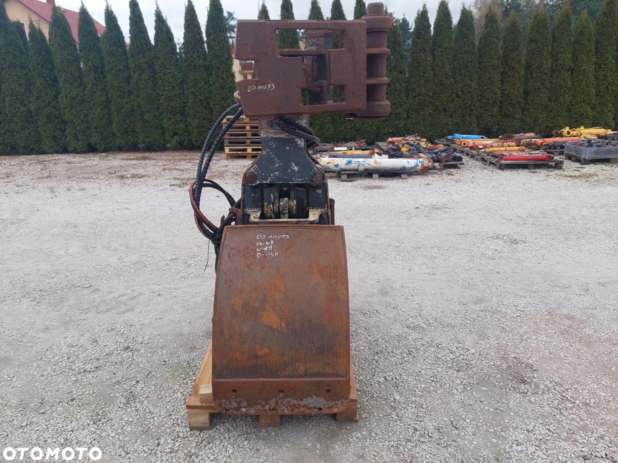 Łyżka chwytakowa, chwytak obrotowy rotor rotator koparki na szybkozłącze Nado SK 15 20 Komatsu PW PC 130 138 140 148 160 180 210 - 2