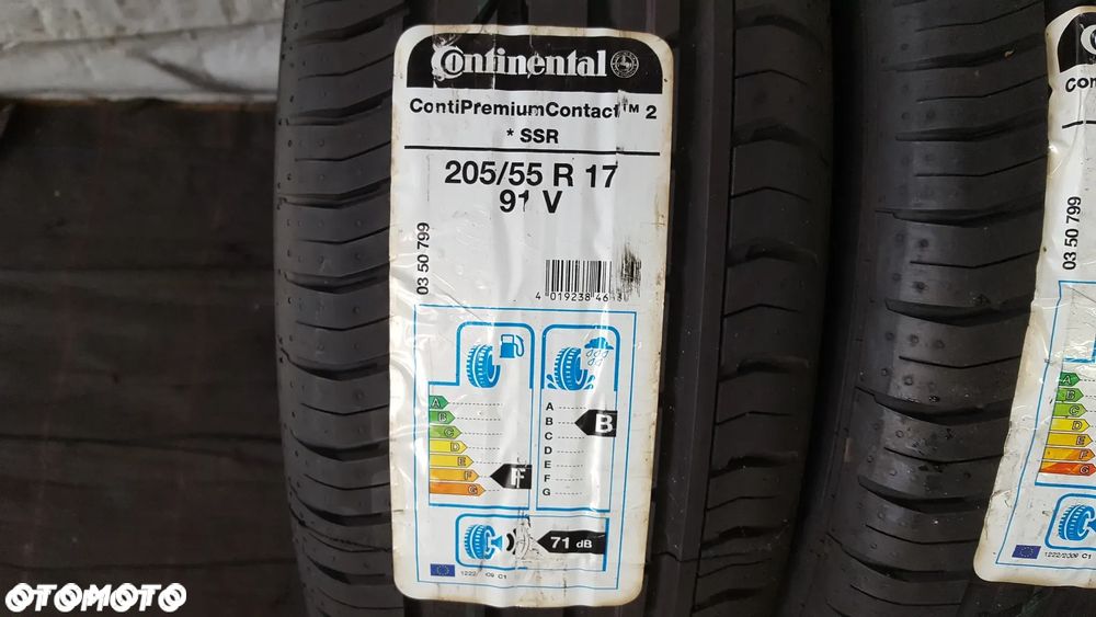OPONY LETNIE 205/55R17 CONTINENTAL CONTIPREMIUM CONTACT TM2 RSC LATO 2SZT PARA - 9