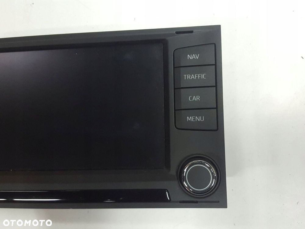 SEAT IBIZA 4 IV LIFT 12-17r EKRAN WYŚWIETLACZ RADIA NAWIGACJI 5F0919604A - 3