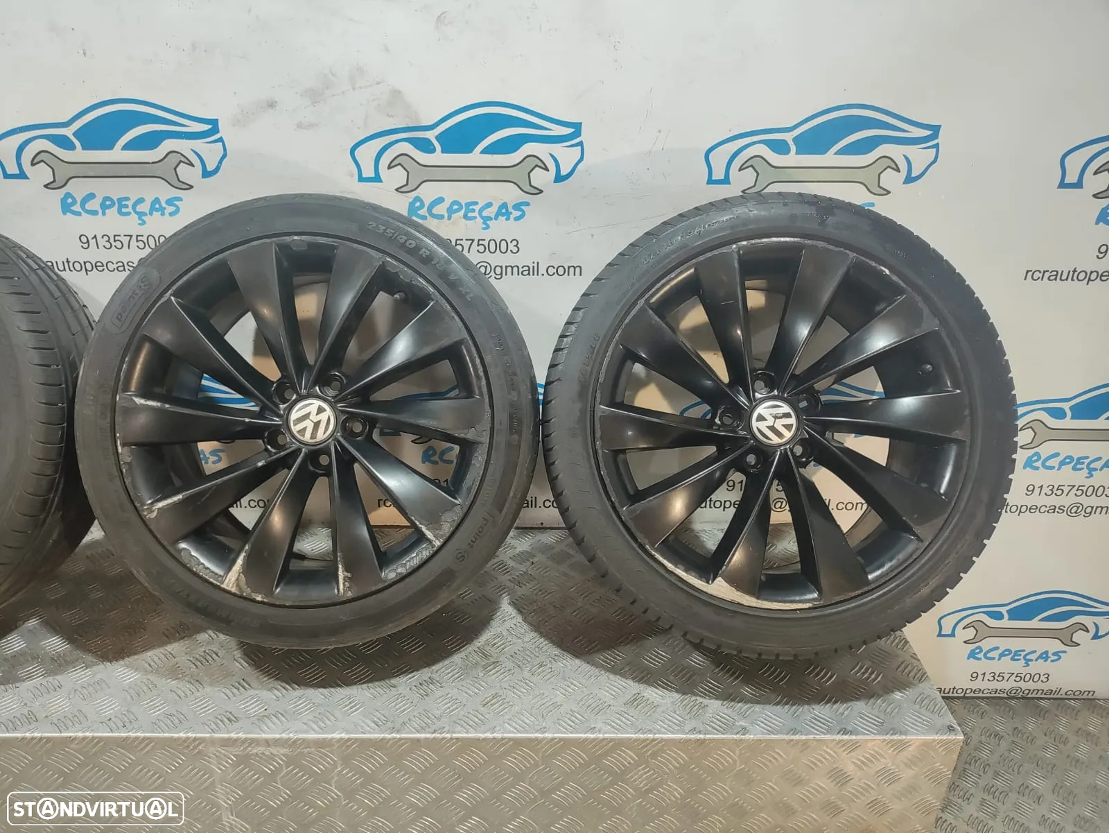 Jantes 18 Polegadas Interlagos - Originais VW Volkswagen - 5x112 - 3C8601025D - Scirocco | Passat | Audi | Golf | CC | Jetta | Seat - 5