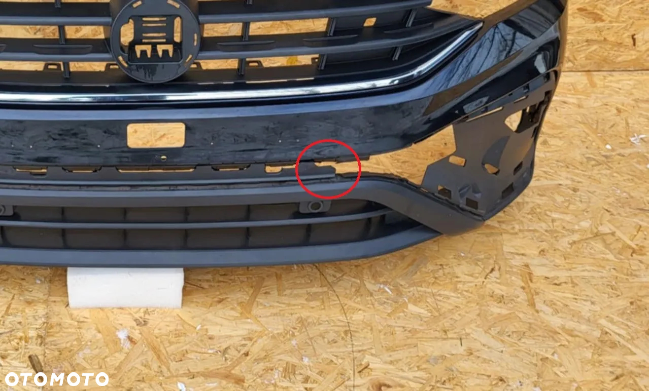 VW TIGUAN II LIFT ALLSPACE  ZDERZAK PRZÓD 5NN807221B - 12