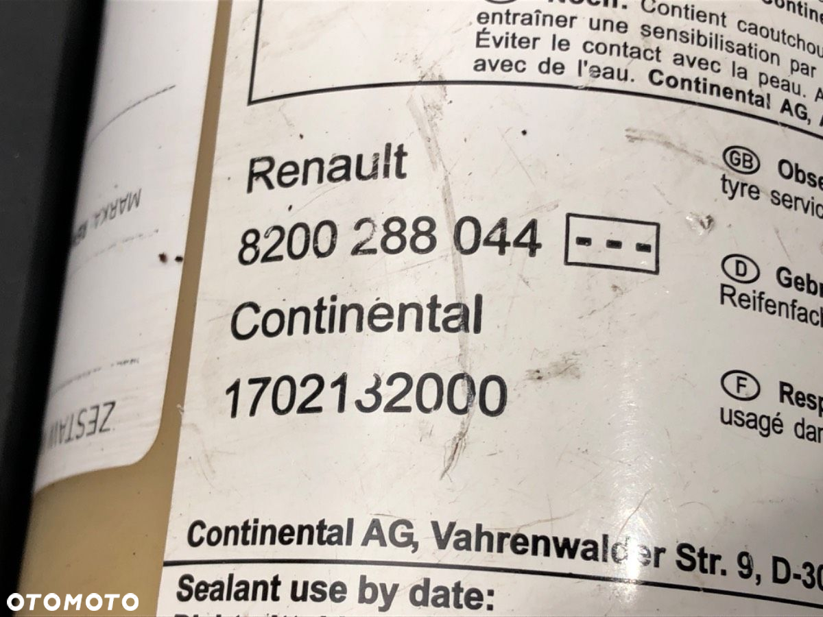 ZESTAW NAPRAWCZY DO KÓŁ POMPKA KOMPRESOR - 173.00 PLN - RENAULT MEGANE II (BM0/1_, CM0/1_) 2001 - - 3