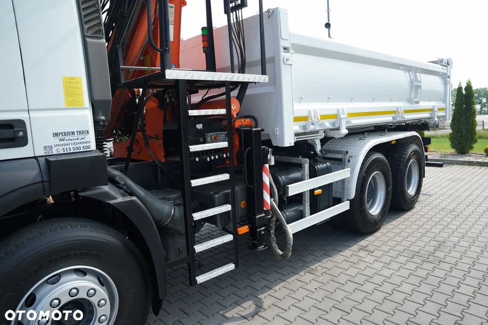 Iveco TRAKKER 410 / 6X4 / 2 STR. WYWROTKA + HDS ATLAS 125.2 / HYDROBURTA / ROTATOR / MANUAL / EURO 5 EEV / - 19
