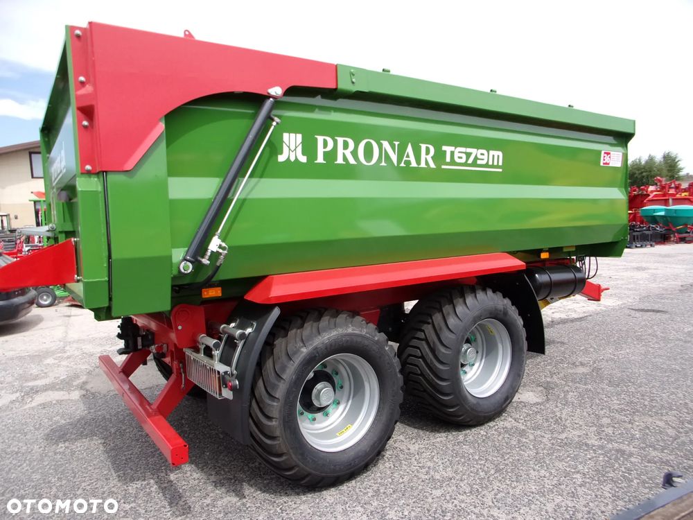 Pronar Przyczepa skorupowa PRONAR T-669 -14.3t; T-700XL -14.7t; T-679M -12t, tandem, nadstawy, plandeka, oś skrętna - 32