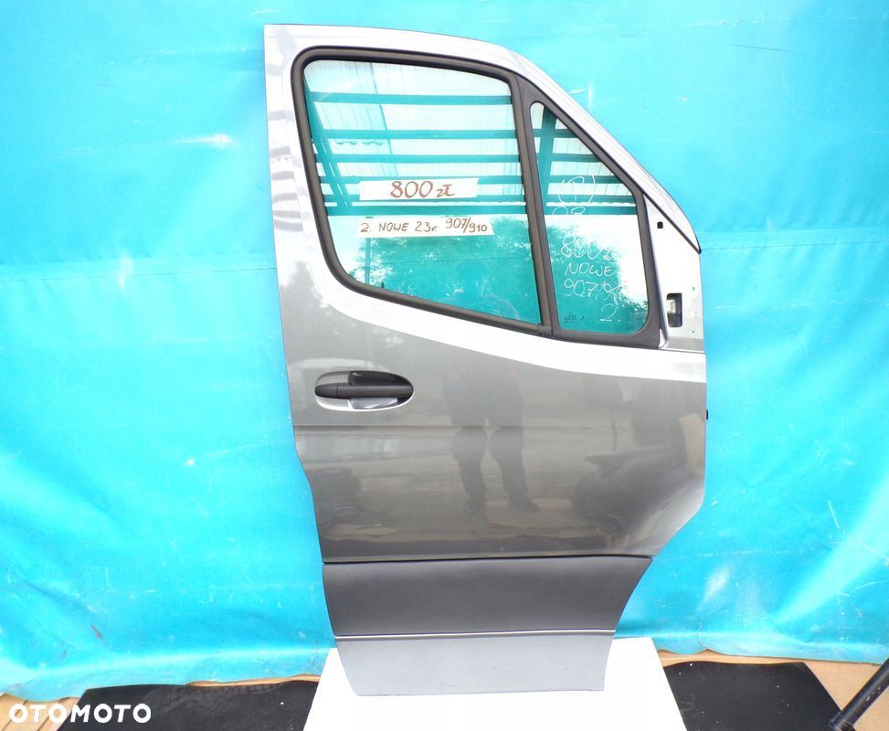 SPRINTER 907 910 17- drzwi przednie prawe NOWE SZARY METALIK - 1