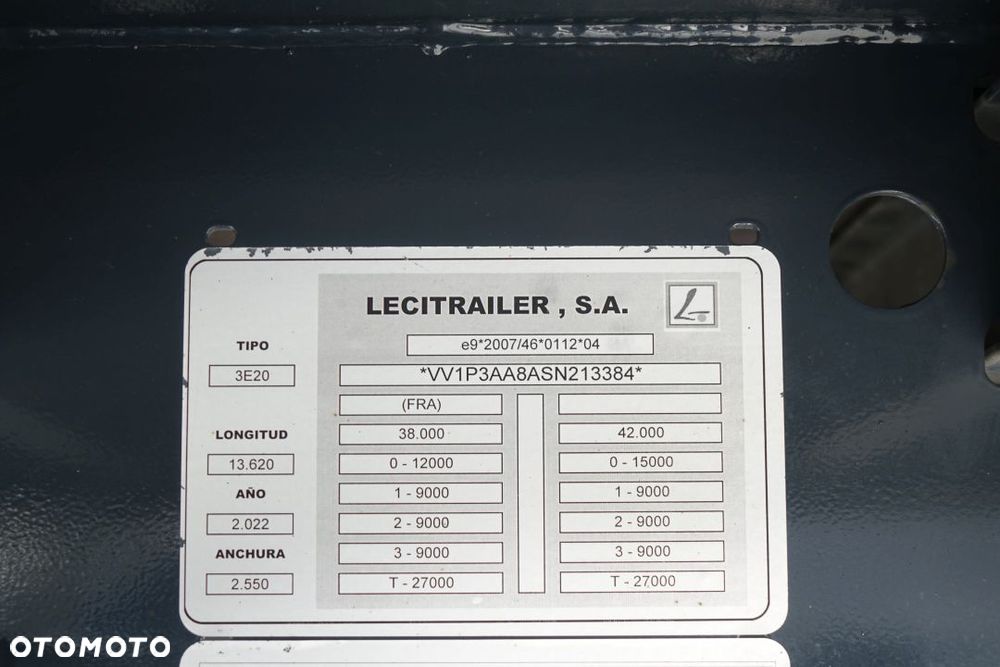 LeciTrailer PLATFORMA / STANDARD / OSIE SAF / KOSZ NA KOŁO ZAPSOWE - 33